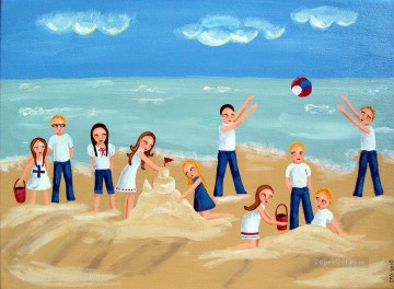印象派 Painting - スージー・ビーチの印象派